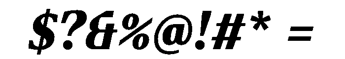 Fleya Bold Italic Font OTHER CHARS