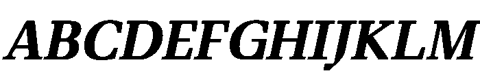 Fleya Bold Italic Font UPPERCASE