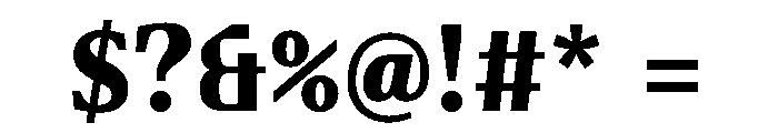 Fleya Bold Font OTHER CHARS