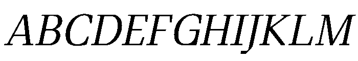 Fleya Light Italic Font UPPERCASE