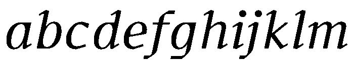 Fleya Light Italic FONT