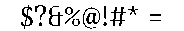 Fleya Light Font OTHER CHARS