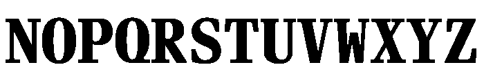 Fleya Mono Bold Font UPPERCASE
