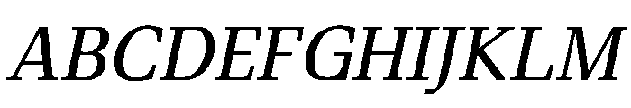 Fleya Regular Italic Font UPPERCASE