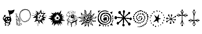 Flora Ornaments Font UPPERCASE