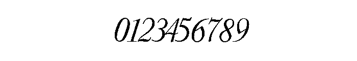 Florentine Cursive Regular OSF Font OTHER CHARS