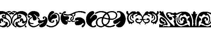 Floriat Regular Font OTHER CHARS