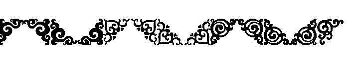 Floriat Regular Font UPPERCASE