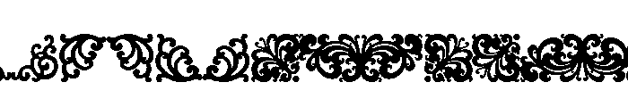 Floriat Regular Font UPPERCASE
