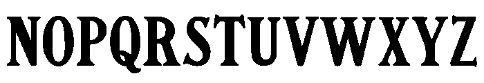 Floursack Tall Regular Font UPPERCASE