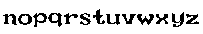 Flower Power Regular Font LOWERCASE
