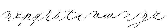 Fluire Script Regular Font LOWERCASE