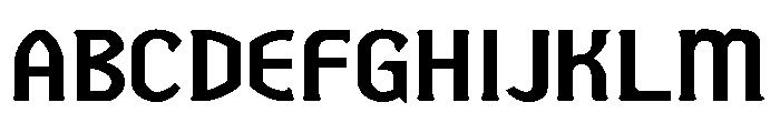 Fluxation Bold Font UPPERCASE
