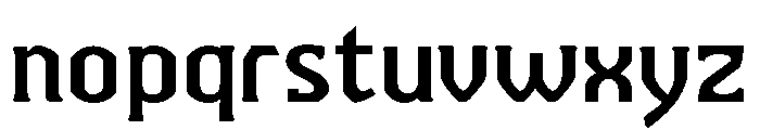 Fluxation Bold Font LOWERCASE