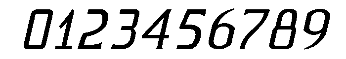 Fluxation Regular Italic Font OTHER CHARS
