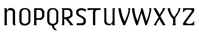 Fluxation Regular Font UPPERCASE