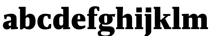 FM Black Font LOWERCASE