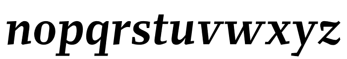 FM Bold Italic Font LOWERCASE