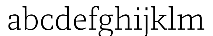 FM Thin Font LOWERCASE