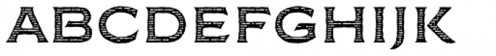 FM Bolyar Woodcut One NPro 700 Font LOWERCASE