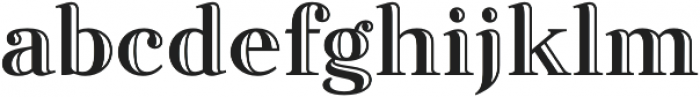 Fnord Engraved otf (400) Font LOWERCASE