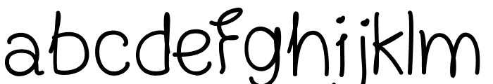 FN Blocknote Hand Font LOWERCASE