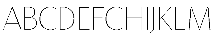 FN Coco Sans Thin Font UPPERCASE