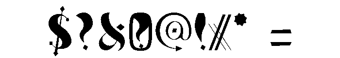 FNDagonDeco Font OTHER CHARS