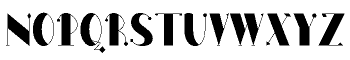 FNDagonDeco Font UPPERCASE
