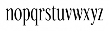 Fnord Five Condensed Font LOWERCASE