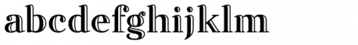 Fnord Engraved Font LOWERCASE
