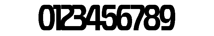 Forager Bold Overlap Font OTHER CHARS