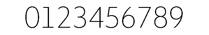 Forager Extra Light Font OTHER CHARS