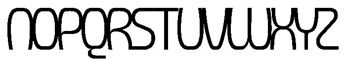 Forager Light Overlap Font UPPERCASE