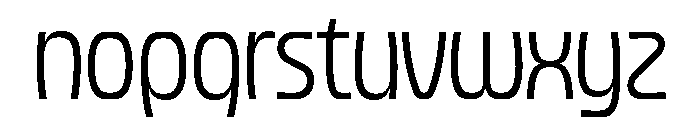 Forager Light Font LOWERCASE
