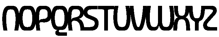 Forager Medium Overlap Font UPPERCASE