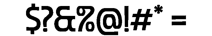 Forager Medium Font OTHER CHARS