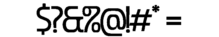 Forager Regular Overlap Font OTHER CHARS