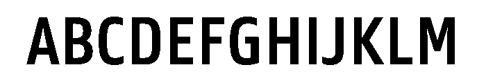 Forager Semibold Font UPPERCASE