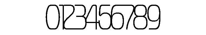 Forager Thin Overlap Font OTHER CHARS