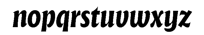 Forevs Bold Italic Font LOWERCASE