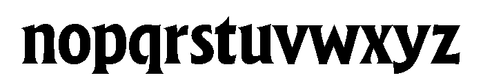 Forevs Bold Font LOWERCASE