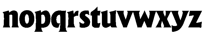 Forevs Extra Bold Font LOWERCASE