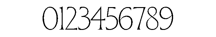 Forevs Extra Light Font OTHER CHARS