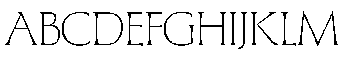 Forevs Extra Light Font UPPERCASE