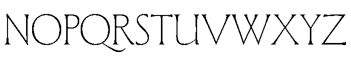 Forevs Extra Light Font UPPERCASE