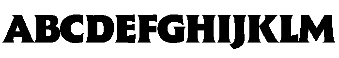 Forevs Heavy Font UPPERCASE