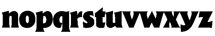 Forevs Heavy Font LOWERCASE