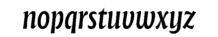 Forevs Medium Italic Font LOWERCASE