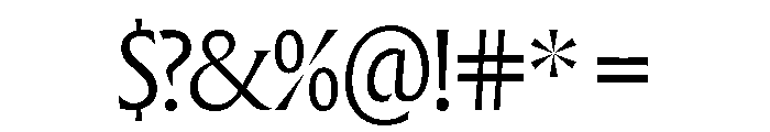 Forevs Regular Font OTHER CHARS